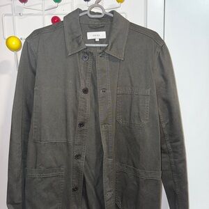 Reiss Olive Lightweight Utility Jacket